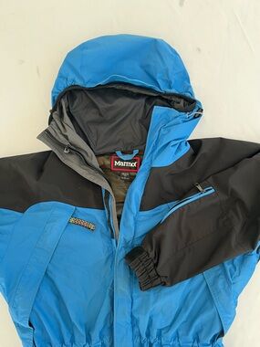 Marmot Jacket 3 in 1 Goretex 3-ply- Black and Blue